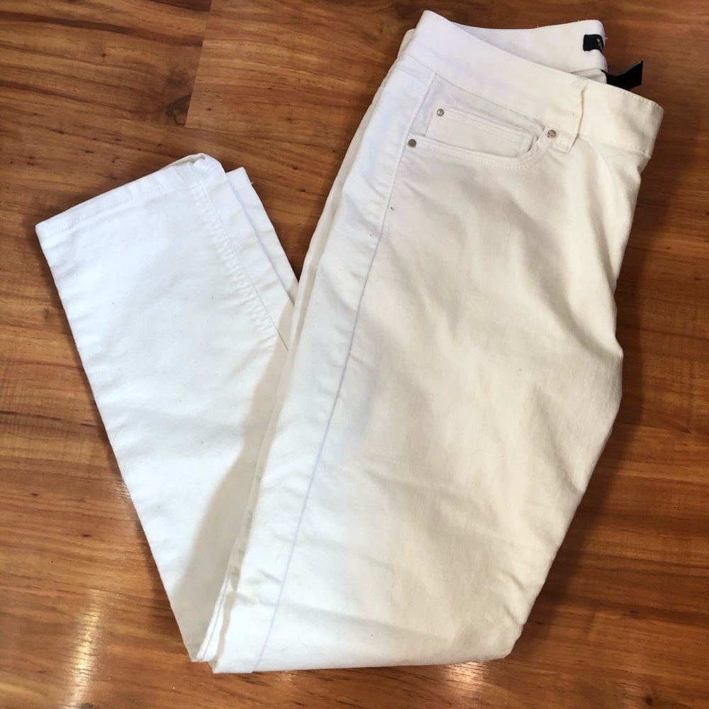 WHBM white jeans